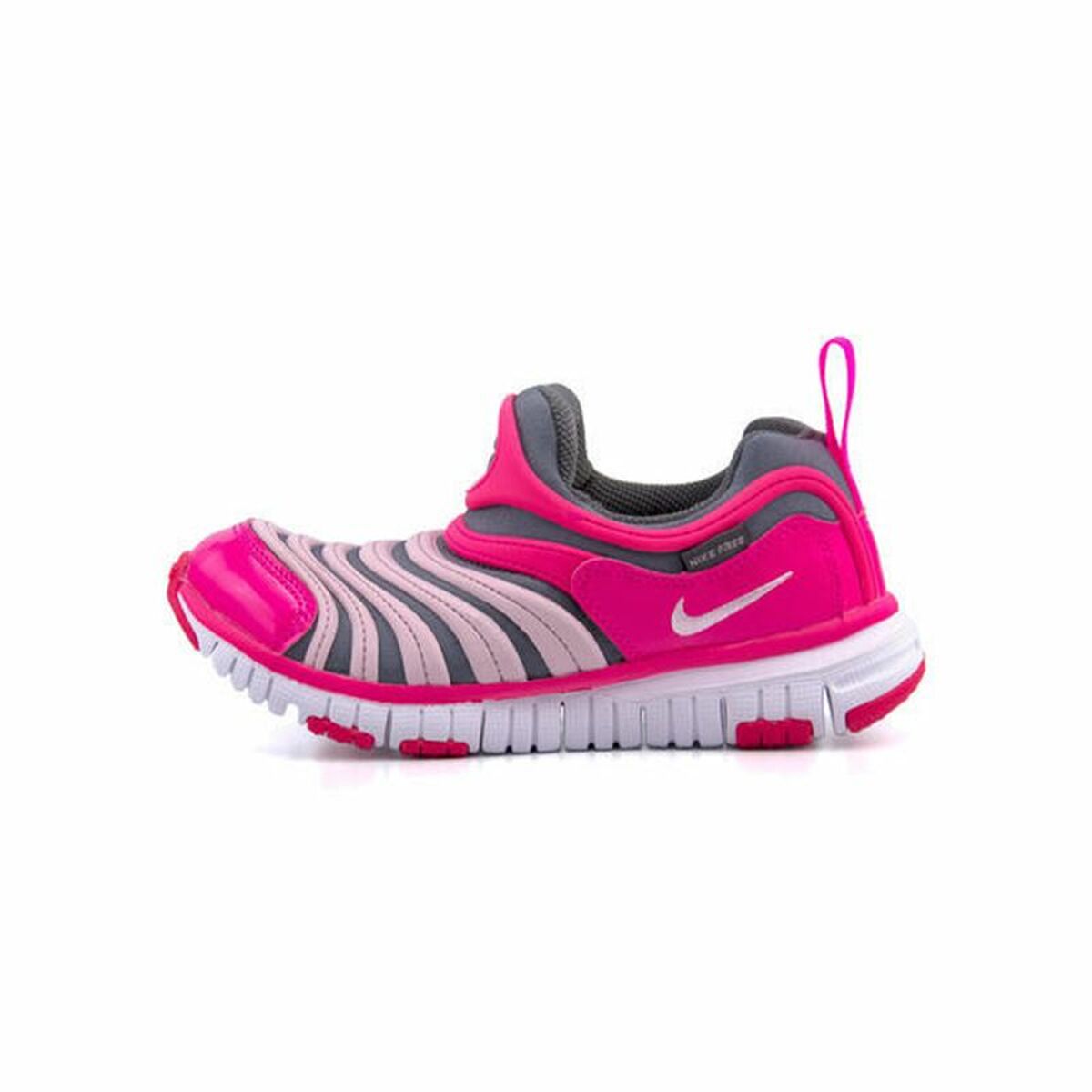 Nike Dynamo Free Kids' Trainers - Fuchsia - product view 2