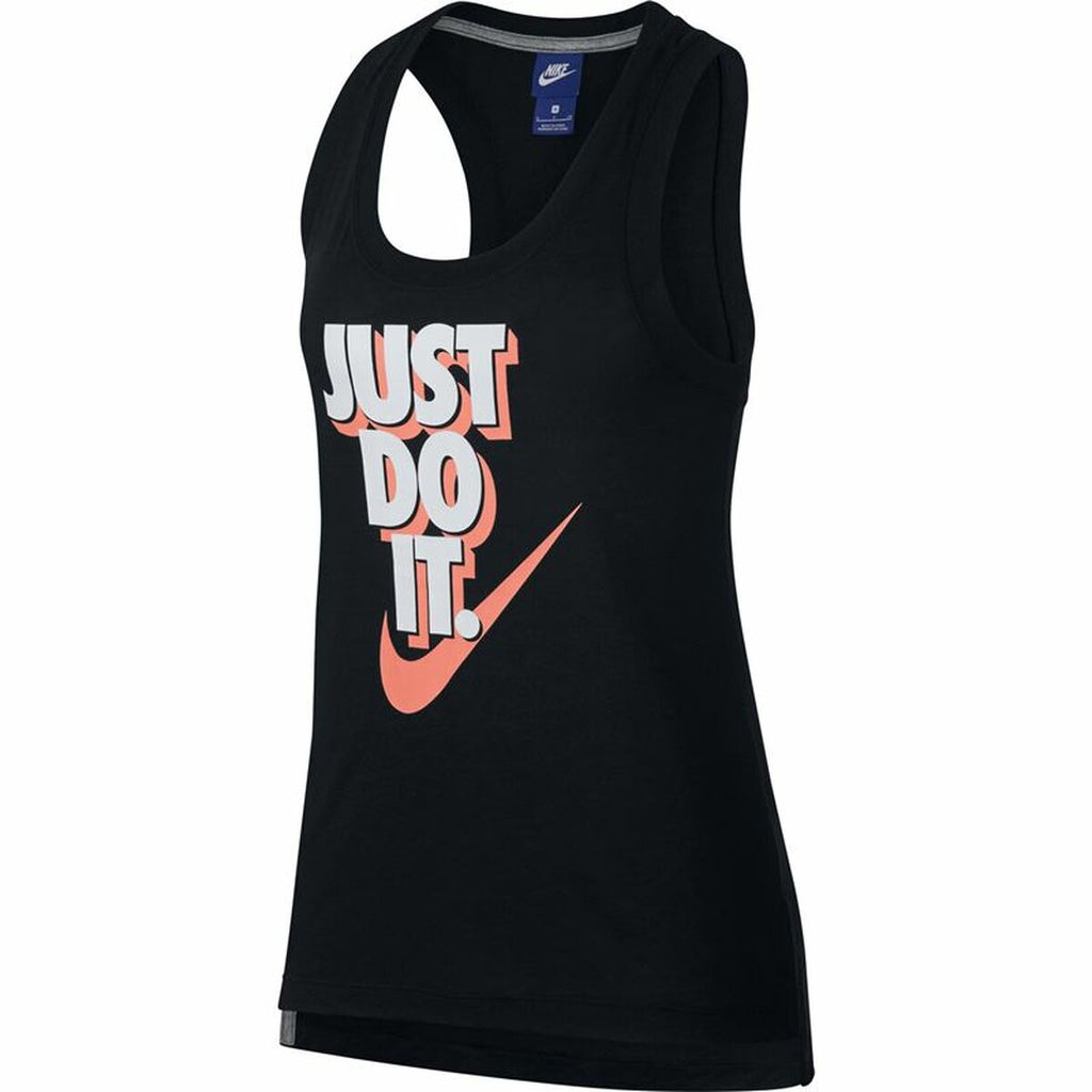 Nike Just Do It Women's Tank Top - Black - product view 2