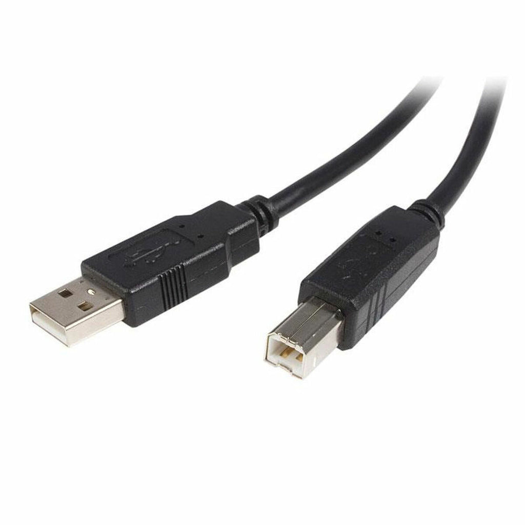 USB A to USB B Cable Startech USB2HAB5M Schwarz – Produktbild 1