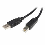 USB A to USB B Cable Startech USB2HAB5M Schwarz – Produktbild 1