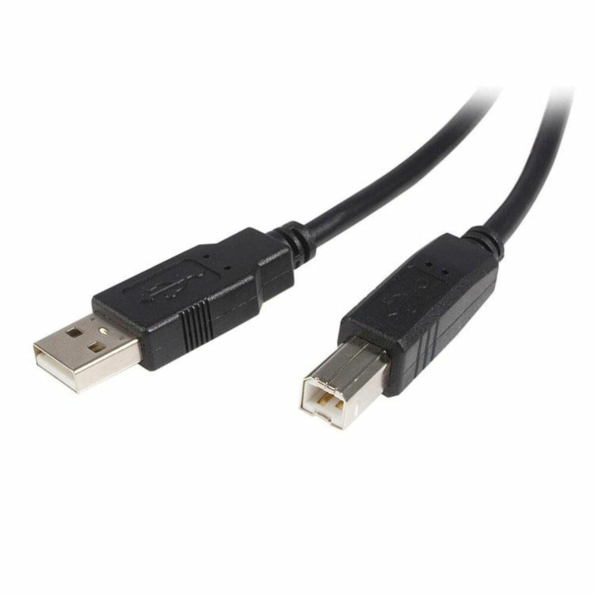 USB A to USB B Cable Startech USB2HAB5M Schwarz – Produktbild 1