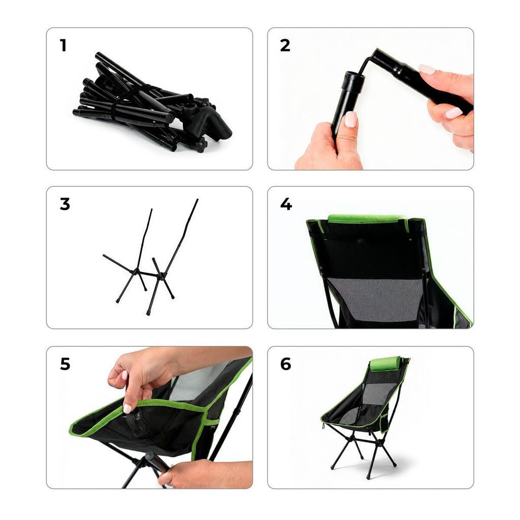 2-in-1 Klappbar Camping Rocking Stuhl mit Pocket, Kissen & Carry Tasche Trillow InnovaGoods - BYAG.Sport & Outdoor > Camping & WandernInnovaGoodsBYAG.V010404984355278281412-in-1 Klappbar Camping Rocking Stuhl mit Pocket, Kissen & Carry Tasche Trillow InnovaGoods