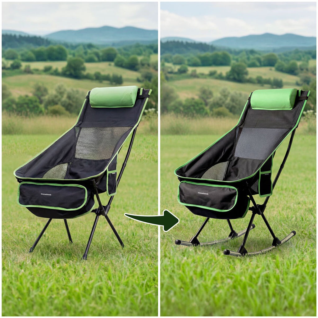 2-in-1 Klappbar Camping Rocking Stuhl mit Pocket, Kissen & Carry Tasche Trillow InnovaGoods - BYAG.Sport & Outdoor > Camping & WandernInnovaGoodsBYAG.V010404984355278281412-in-1 Klappbar Camping Rocking Stuhl mit Pocket, Kissen & Carry Tasche Trillow InnovaGoods