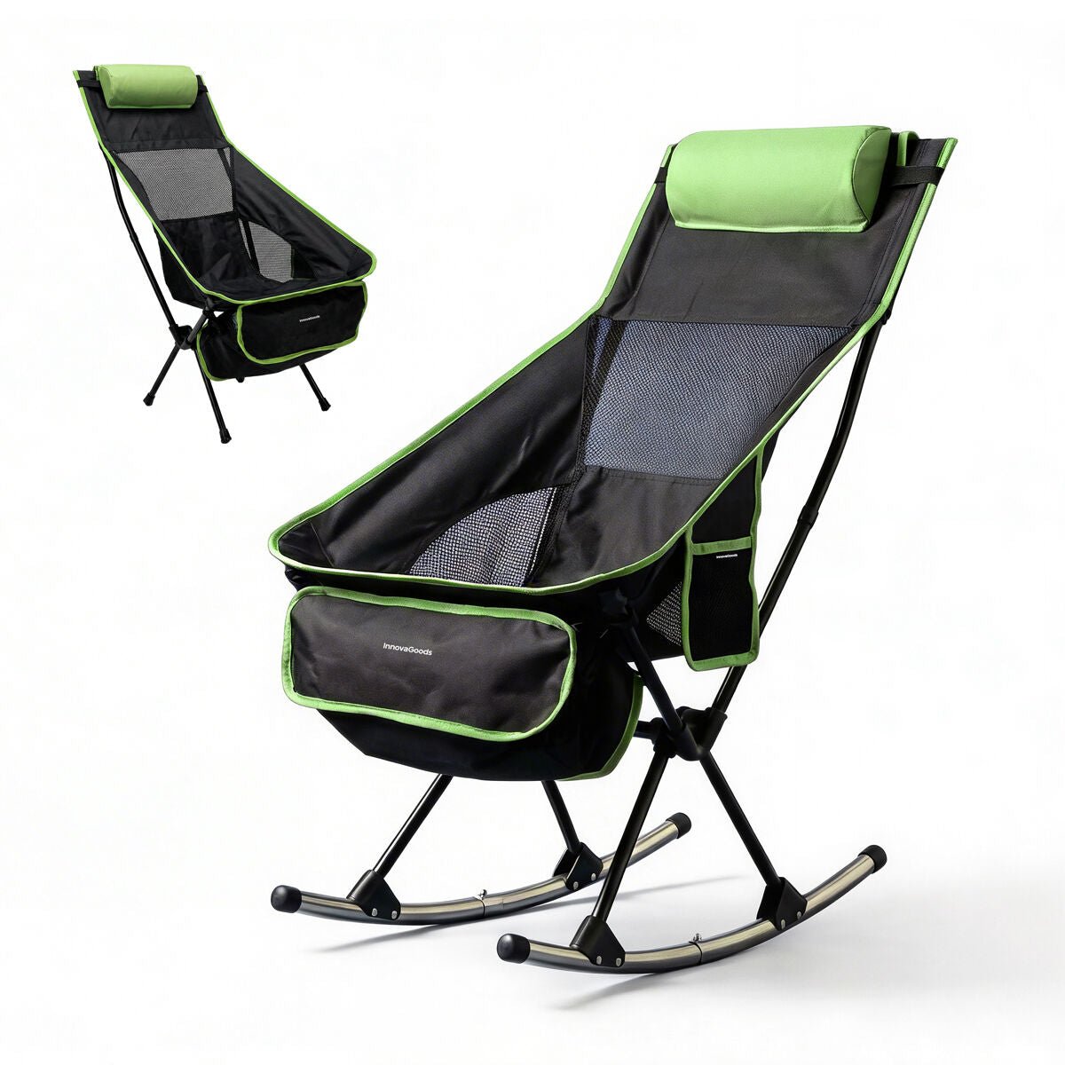 2-in-1 Klappbar Camping Rocking Stuhl mit Pocket, Kissen & Carry Tasche Trillow InnovaGoods - BYAG.Sport & Outdoor > Camping & WandernInnovaGoodsBYAG.V010404984355278281412-in-1 Klappbar Camping Rocking Stuhl mit Pocket, Kissen & Carry Tasche Trillow InnovaGoods