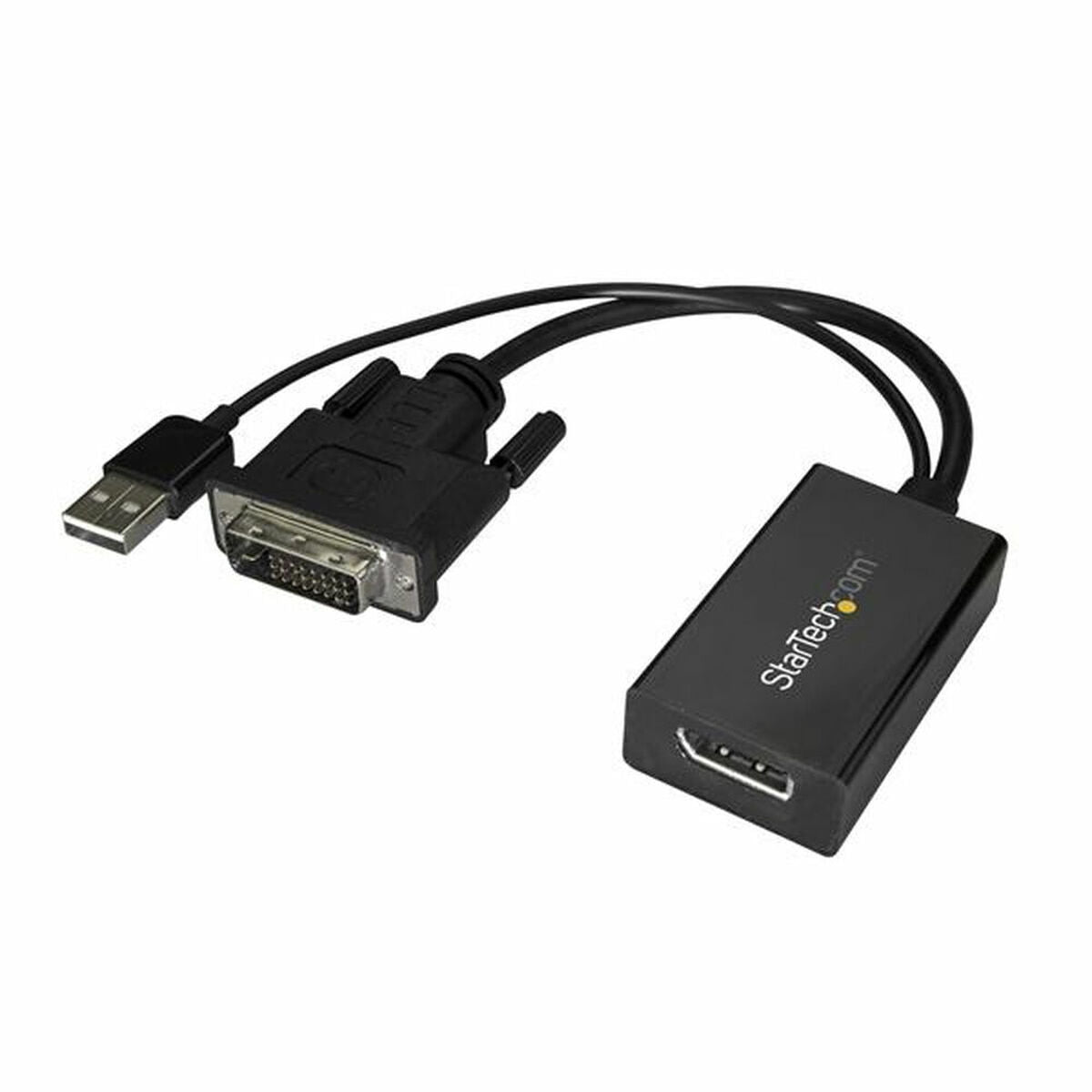 DisplayPort to DVI Adapter Startech DVI2DP2 Schwarz – Produktbild 1