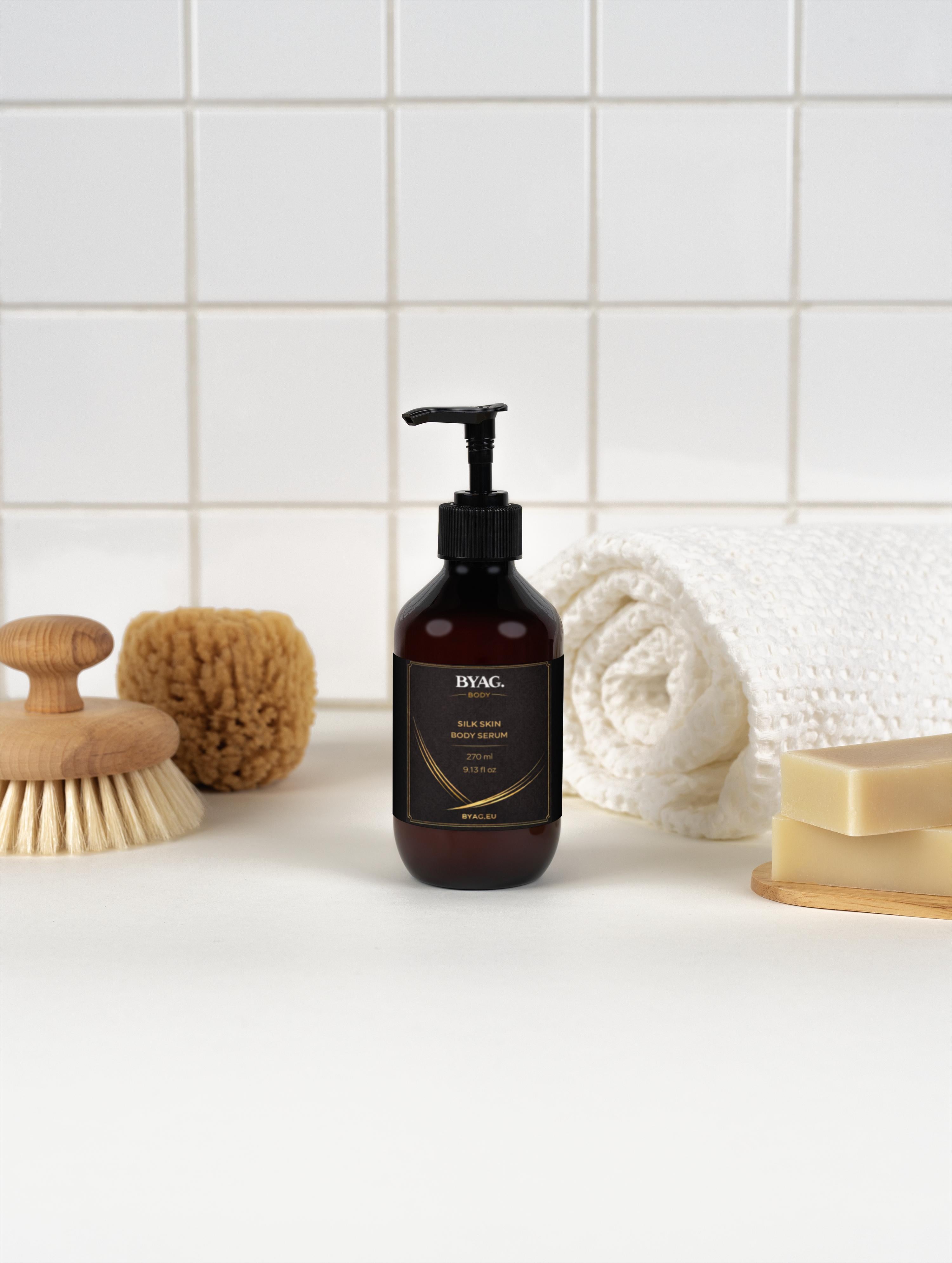 BYAG. Herren Seidiges Körperserum – Woody Bernstein & Leather