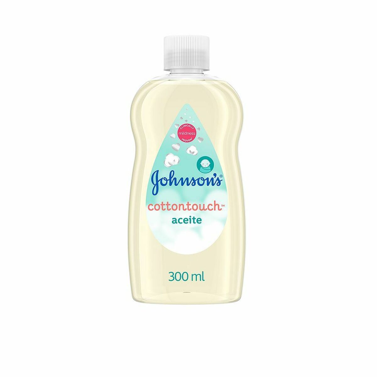 Moisturising Body Oil for Babies Johnson's 9460900 Baumwolle Baby 300 ml – Produktbild 1