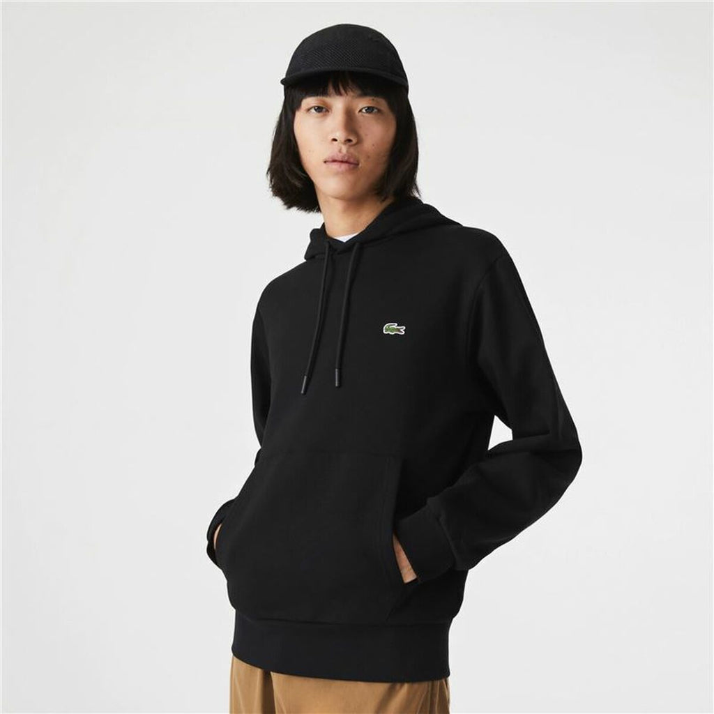Lacoste Men's Hoodie - Black - S6456536 - product view 15