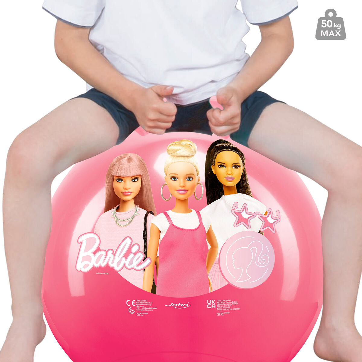 Jumping Ball Barbie Rosa – Produktbild 5