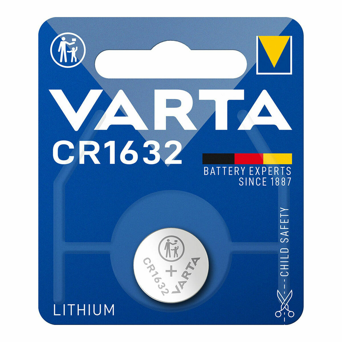 Varta Lithium Button Cell Battery CR1632 3 V 1.55 V