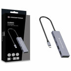 Conceptronic USB USB-Hub HUBBIES13G Grau