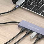 Conceptronic USB USB-Hub HUBBIES13G Grau