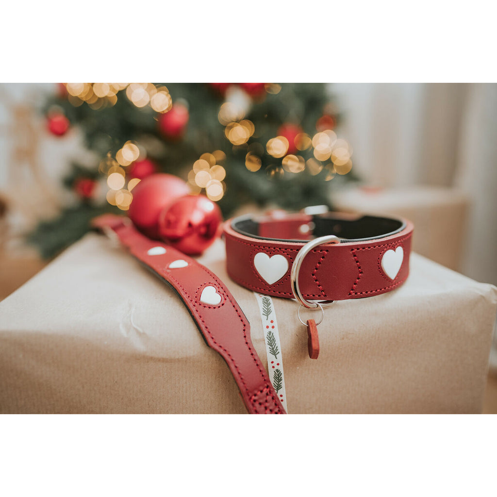 Hund collar Hunter Love Rot XS 24-28 cm