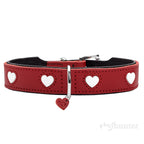 Hund collar Hunter Love Rot XS 24-28 cm