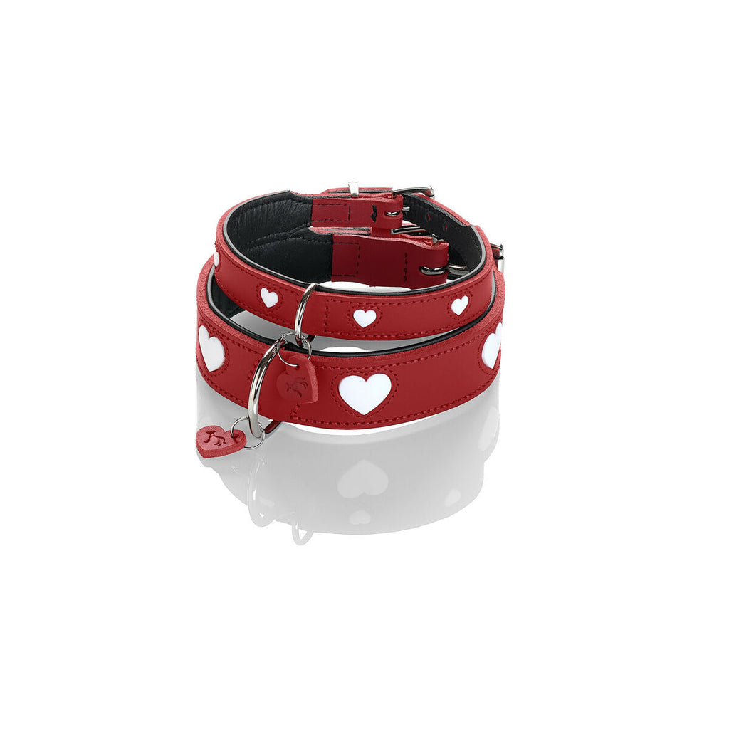 Hund collar Hunter Love Rot XS 24-28 cm