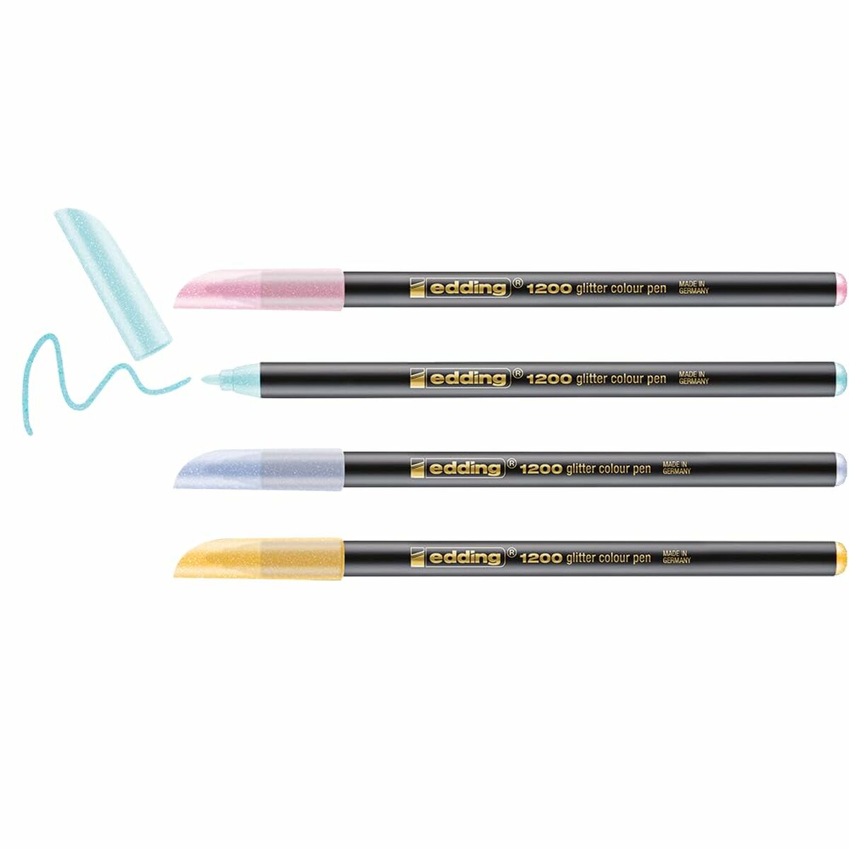 Edding Filzstift-Set 1200 Mehrfarbig Cake Glitter