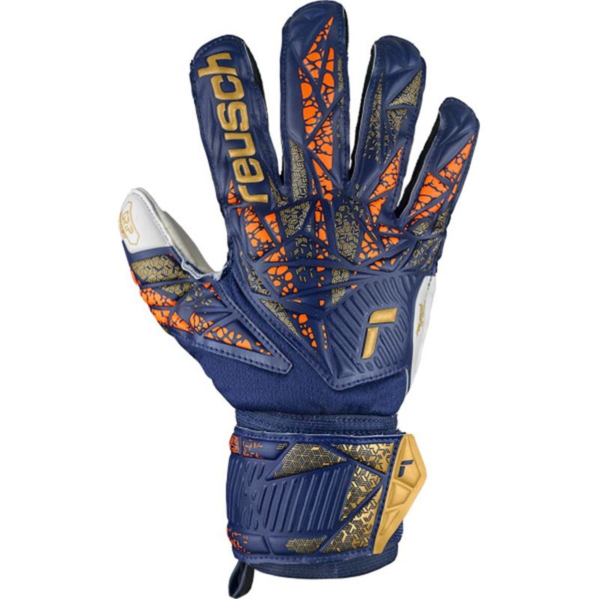 Reusch Goalkeeper Gloves Attrakt Grip Dunkelblau Erwachsene – 8,5