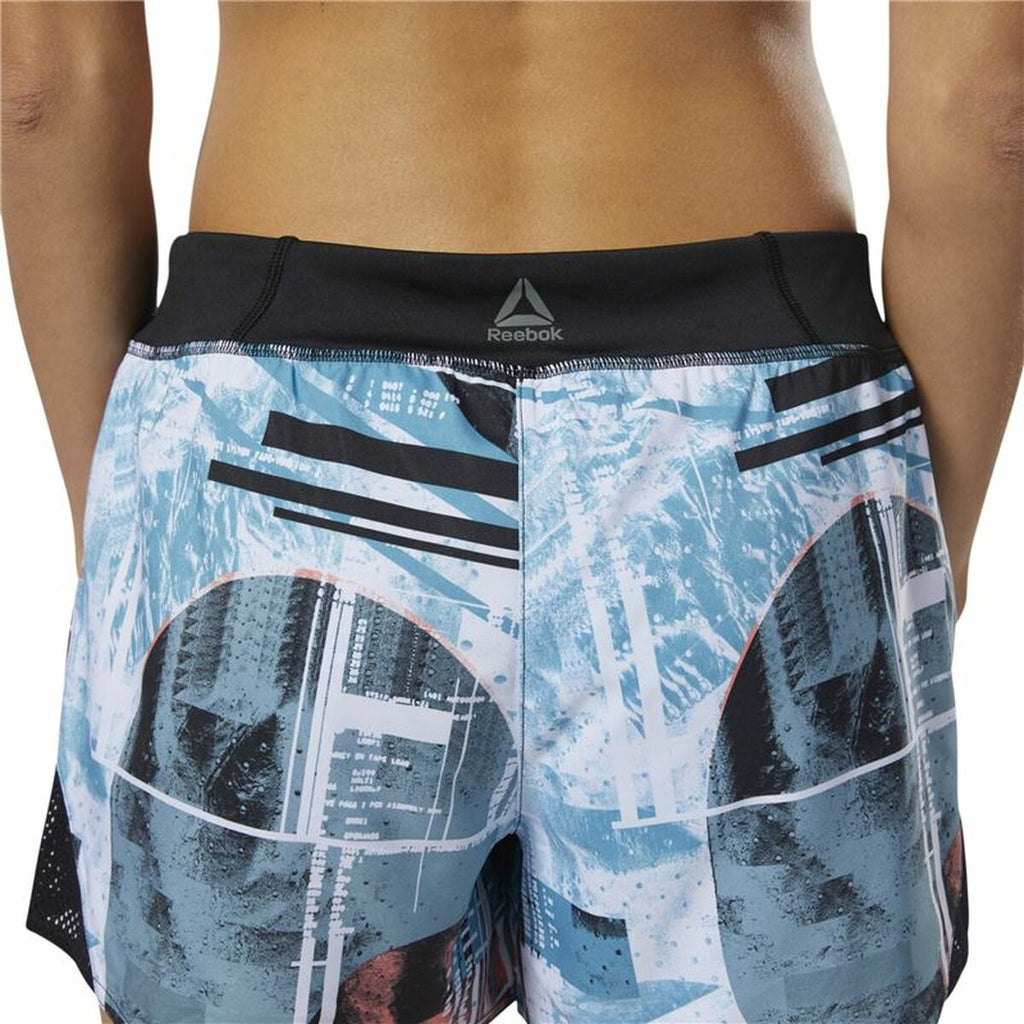 Reebok Sportshorts für Damen Wor Moonshift Sky Blau