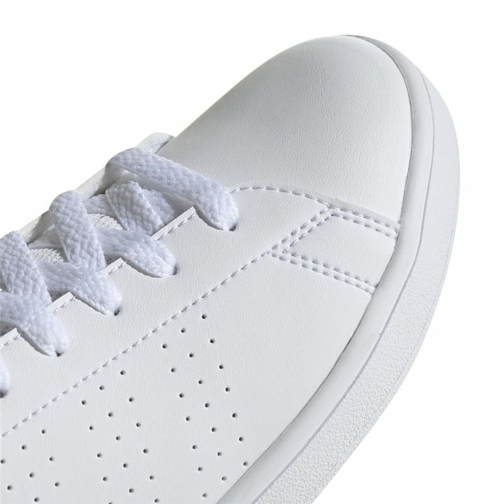 Adidas Advantage Kids' Running Shoes - White - product view 9