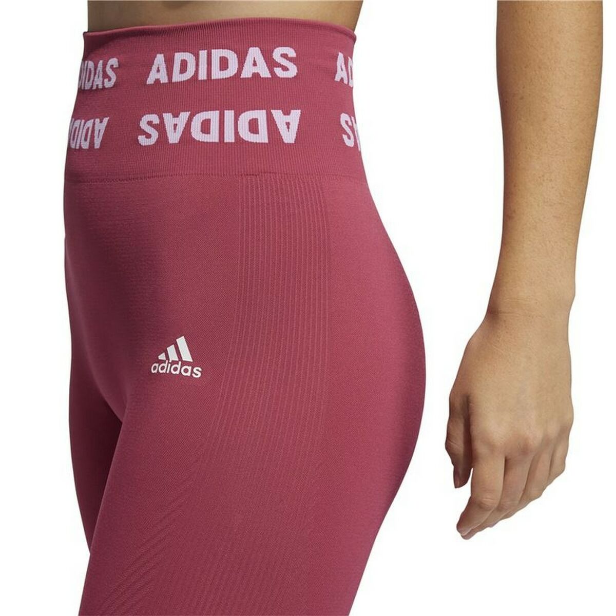 Adidas Aeroknit High-rise Women's Leggings - Red - product view 11