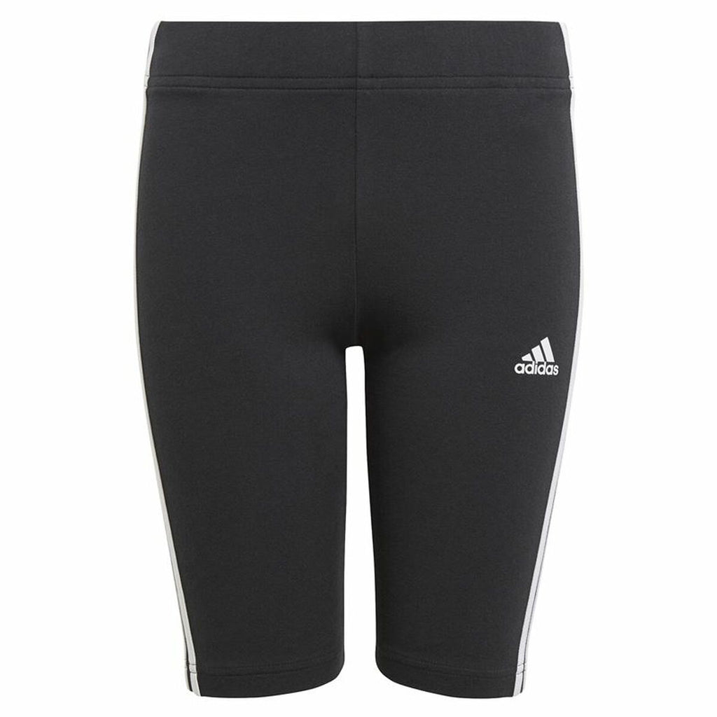 Adidas Essentials 3 Stripes Kids' Leggings - Black