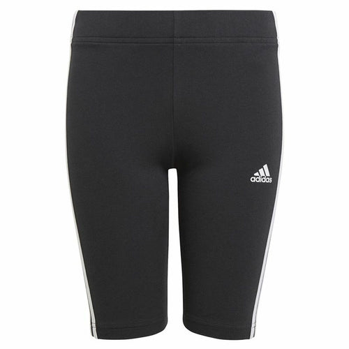 Adidas Essentials 3 Stripes Girls' Leggings - Black von Adidas | BYAG.