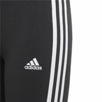 Adidas Essentials 3 Stripes Kids' Leggings - Black - product view 5