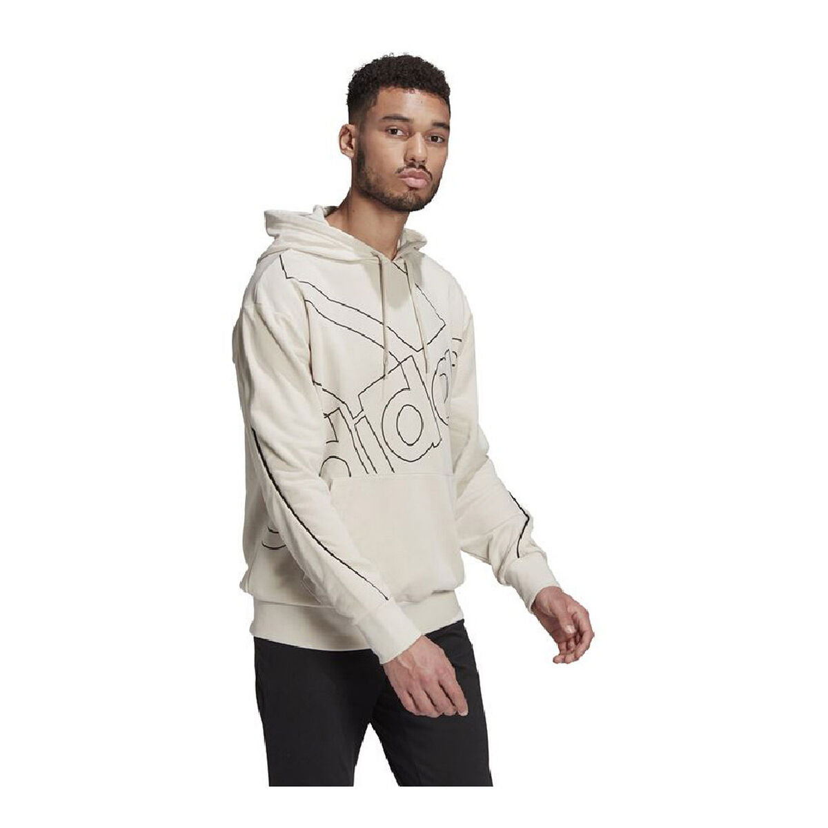 Adidas Giant Men's Hoodie - Beige - product view 5