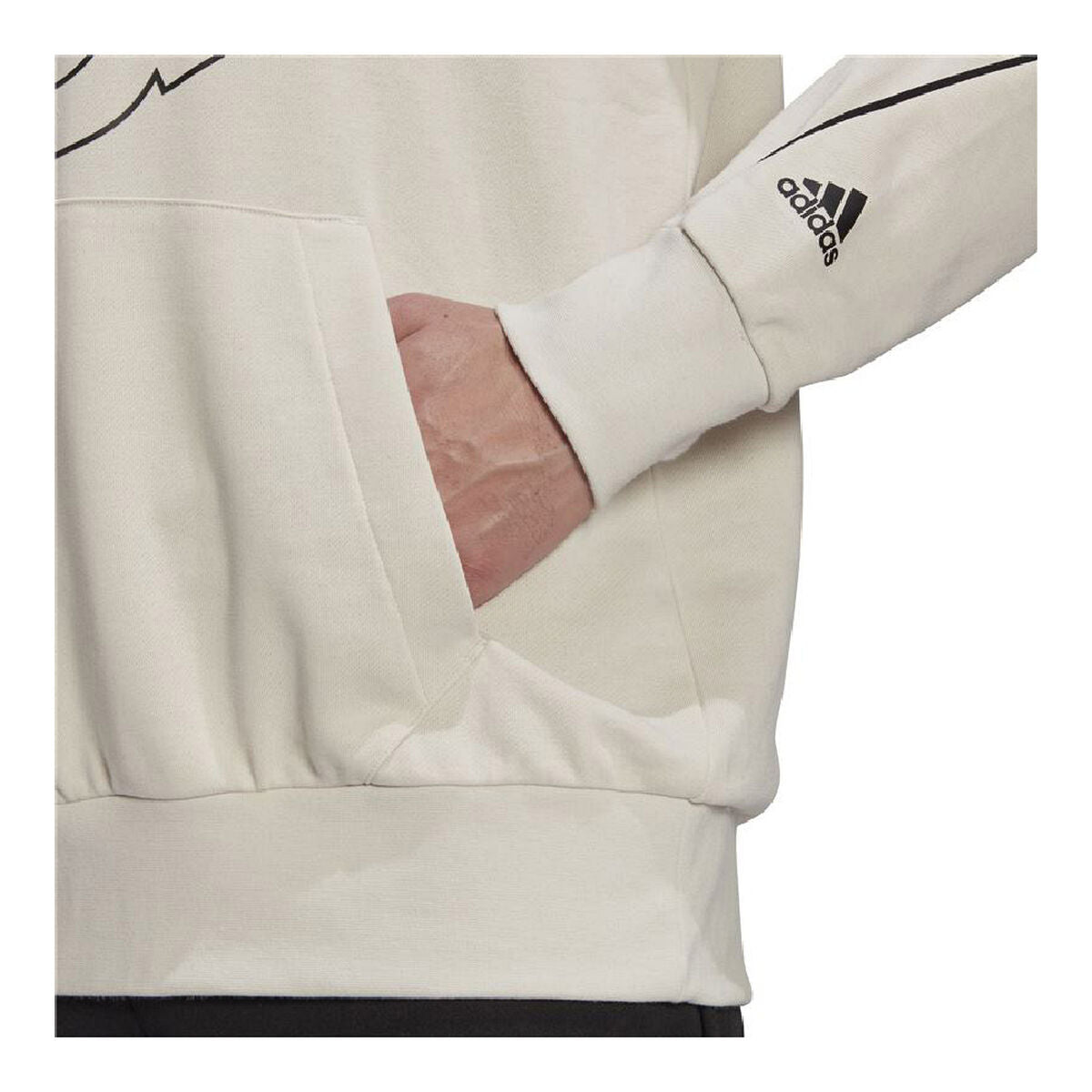 Adidas Giant Men's Hoodie - Beige - product view 4
