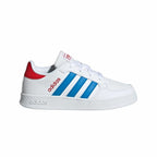 Adidas Breaknet Kids' Trainers - White - product view 2