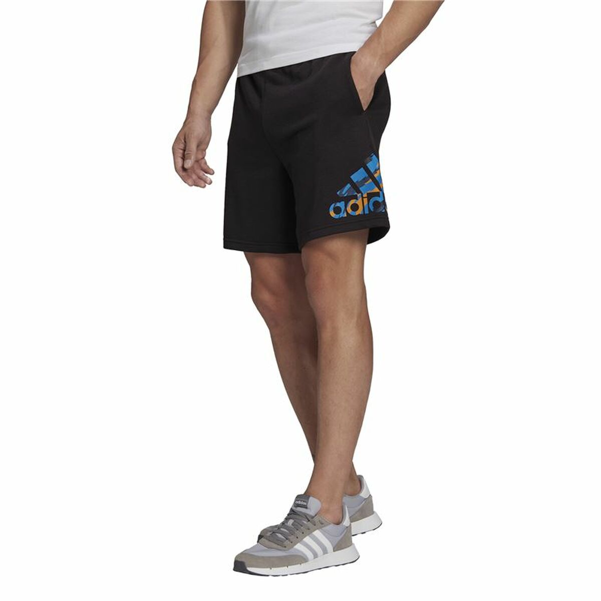 Adidas Camo Men's Shorts - Black - product view 19
