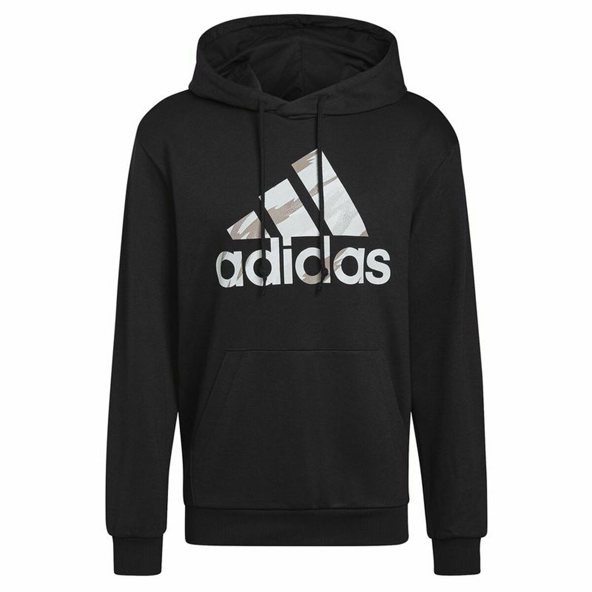 Adidas Essentials French Terry Men's Hoodie - Black - product view 2