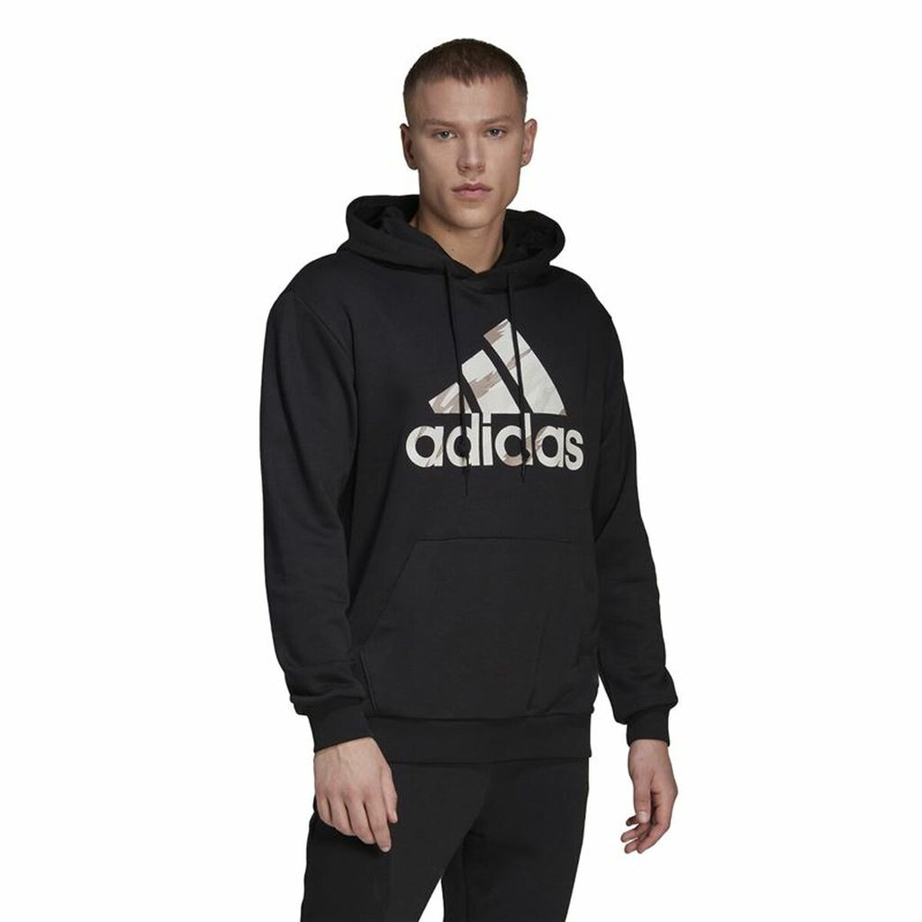 Adidas Essentials French Terry Men's Hoodie - Black - product view 19
