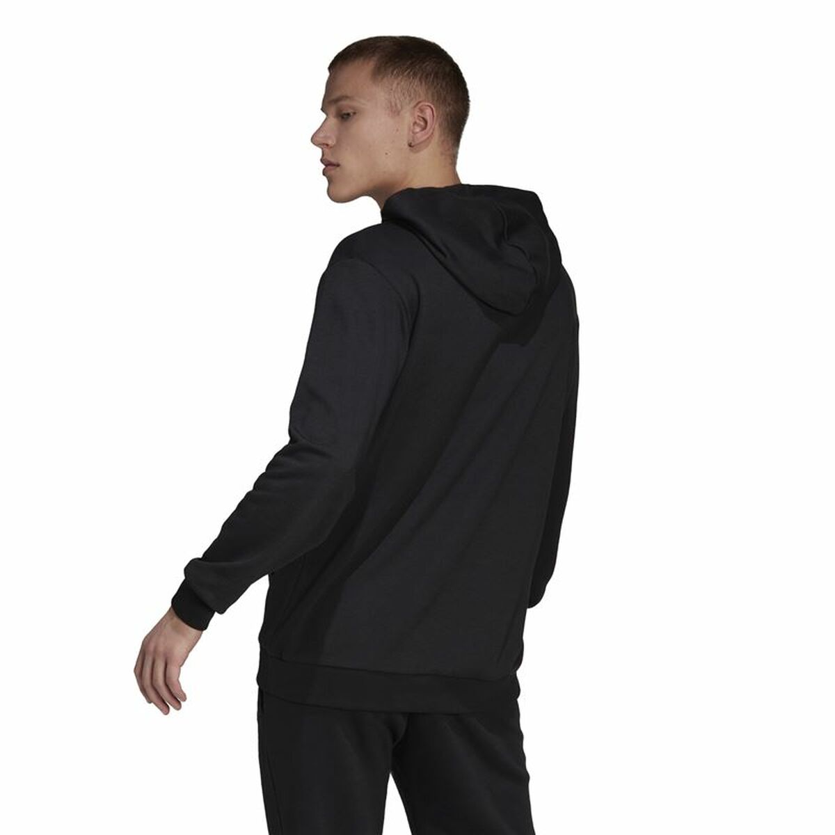 Adidas Essentials French Terry Men's Hoodie - Black - product view 16