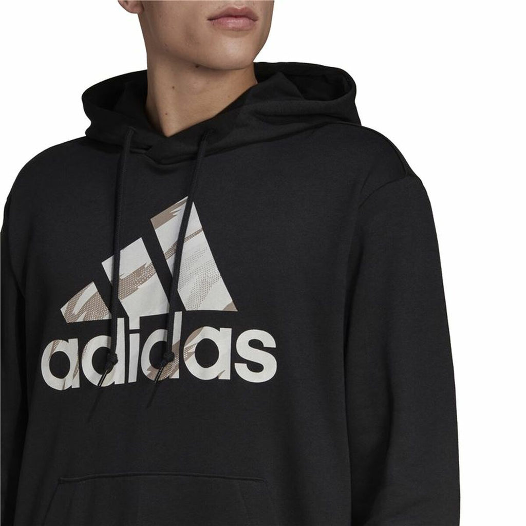 Adidas Essentials French Terry Men's Hoodie - Black - product view 12