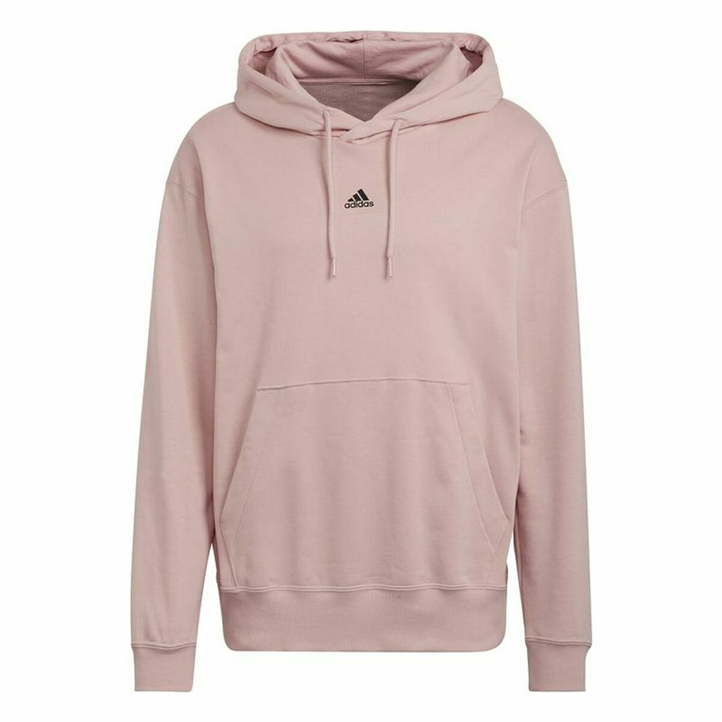 Adidas Essentials Men's Hoodie - Pink - product view 3