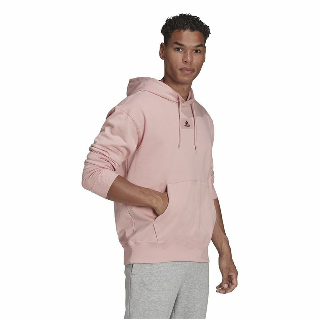 Adidas Essentials Men's Hoodie - Pink - product view 20