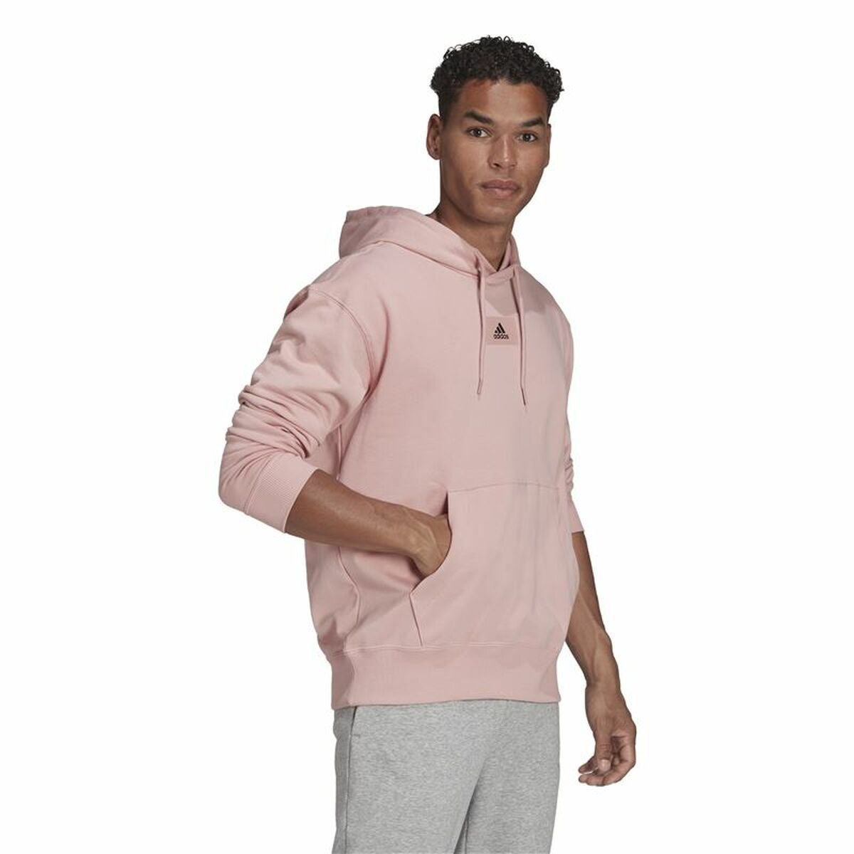 Adidas Essentials Men's Hoodie - Pink - product view 20