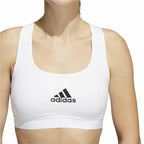 Adidas Sports Bra Powerreact Training Women's Sports Bra - White - product view 3