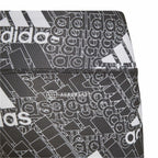 Adidas Designed To Move Grey Kids' Leggings - Black - product view 5