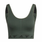 Adidas Sports Bra Aeroknit Women's Sports Bra - Olive