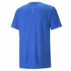 Puma Herren-Kurzarm-T-Shirt Run Favorite Logo Blau