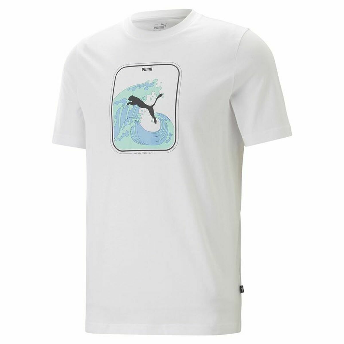 T-shirt Puma Graphics Wave Weiß Herren – Produktbild 1