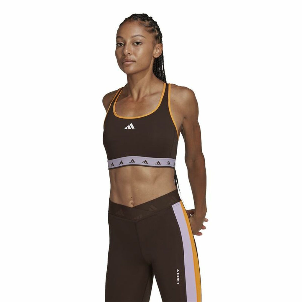 Adidas Sports Bra Hyperglam Powerreact Women's Sports Bra - Black - product view 16