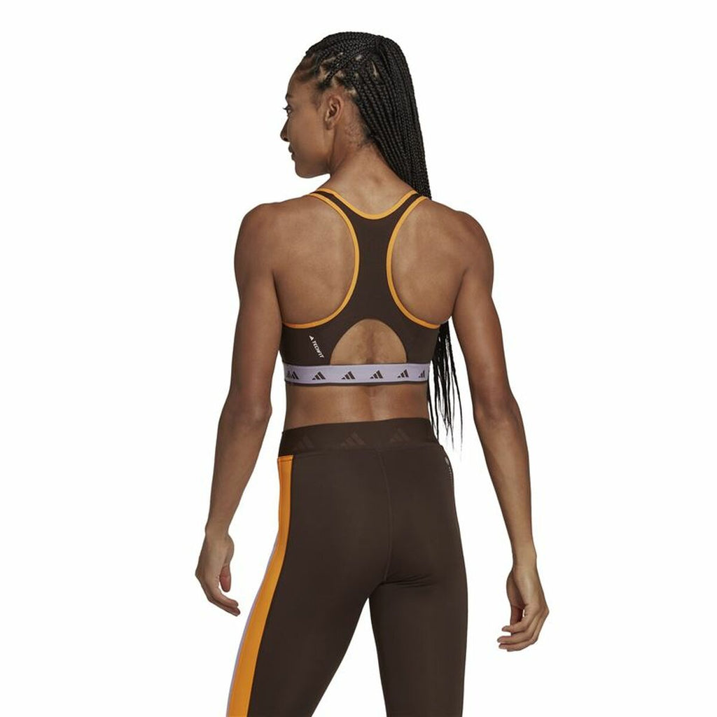 Adidas Sports Bra Hyperglam Powerreact Women's Sports Bra - Black - product view 12