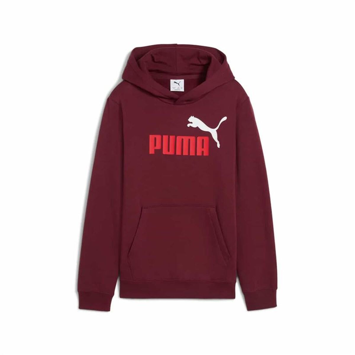 Hooded Sweatshirt for Girls Puma Essentials 2 Color No. 1 Maroon – Produktbild 1