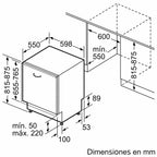 Bosch Geschirrspüler SMH4EVX08E 6P 3B 44dBA INT Weiß 60 cm