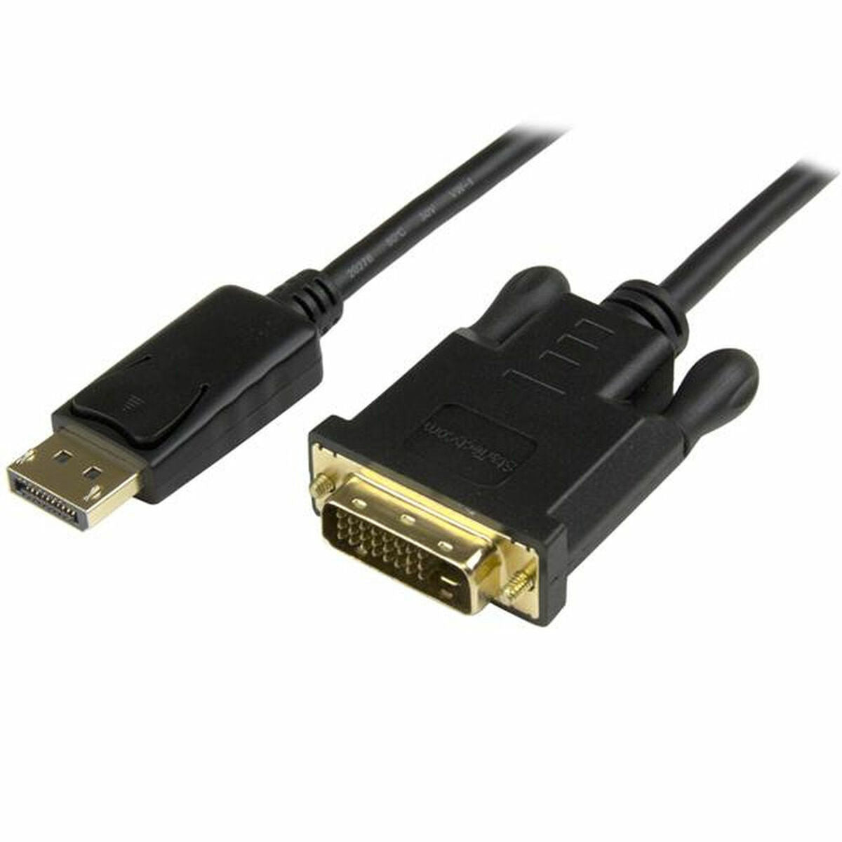 DisplayPort to DVI Cable Startech DP2DVI2MM3 95 cm Schwarz – Produktbild 1