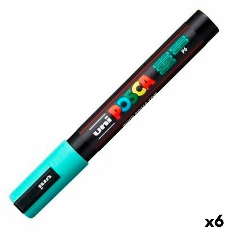 Marker POSCA PC-5M Turquoise Grün (6 Stück) – Produktbild 1