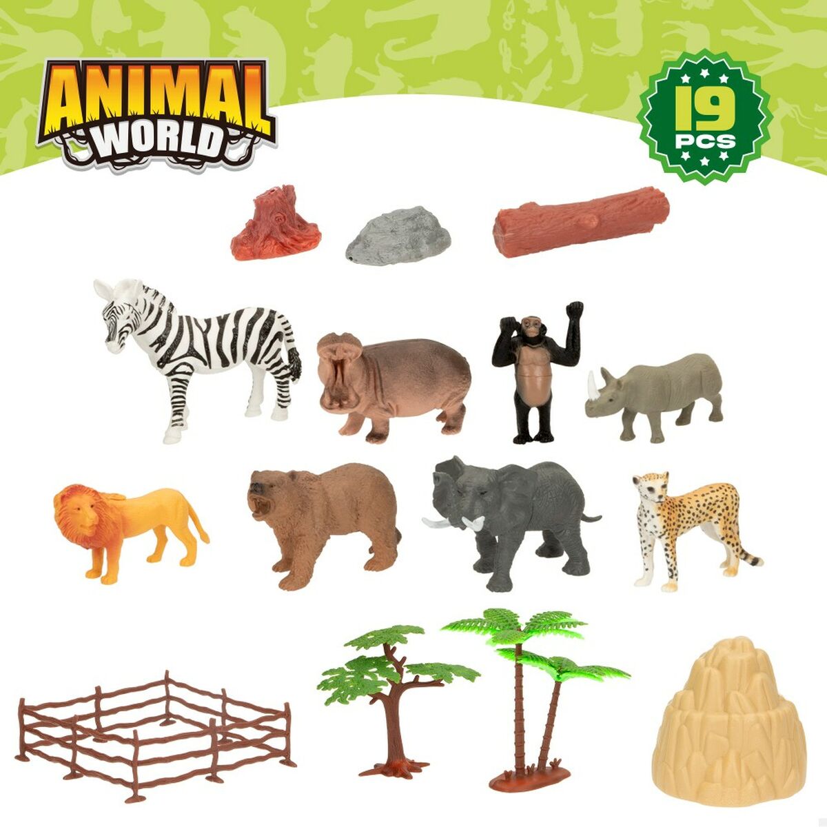 Colorbaby Animal figures Dschungel Kunststoff